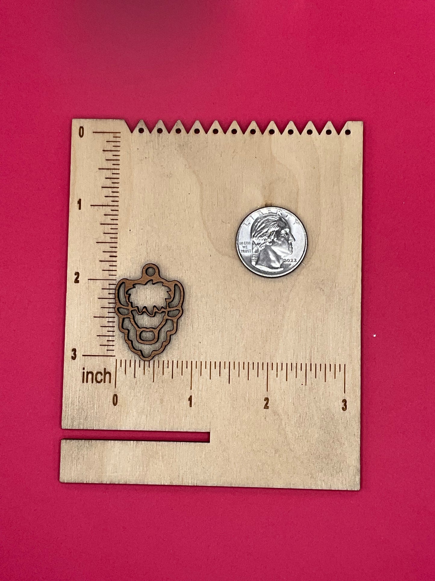 Blank Buffalo Head wooden bezel