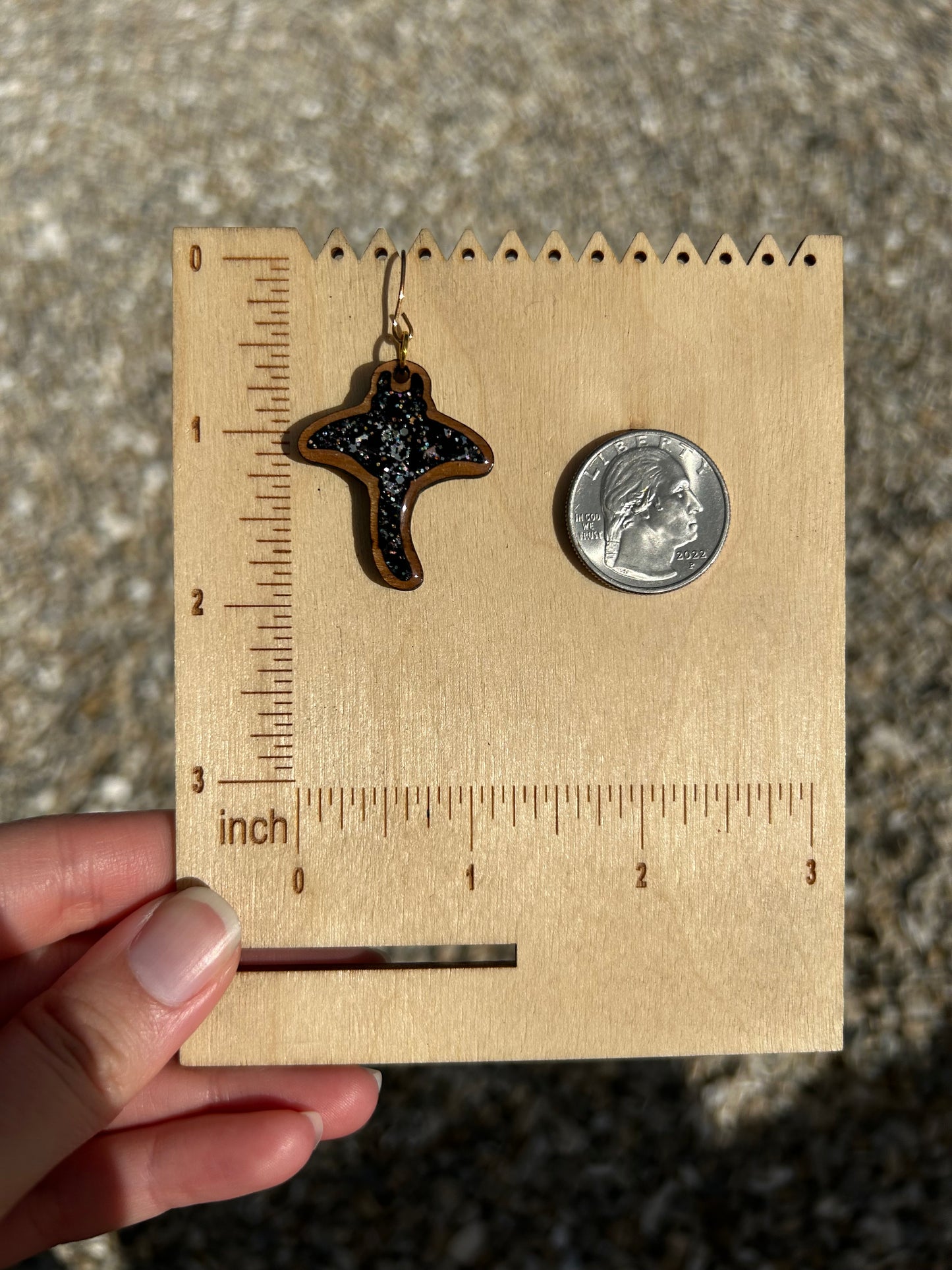 Manta Ray earrings