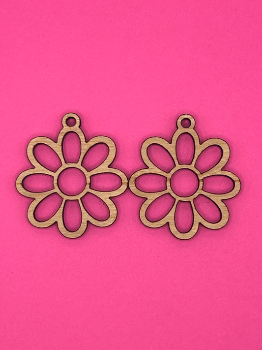 Blank daisy wooden bezel