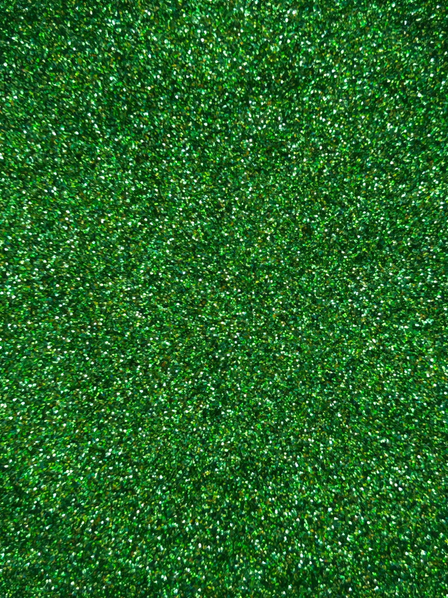 Fine dark green holographic glitter