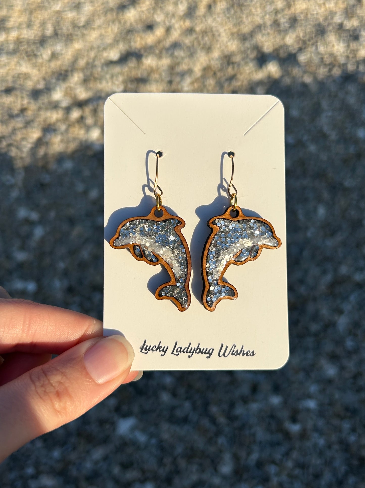Dolphin earrings