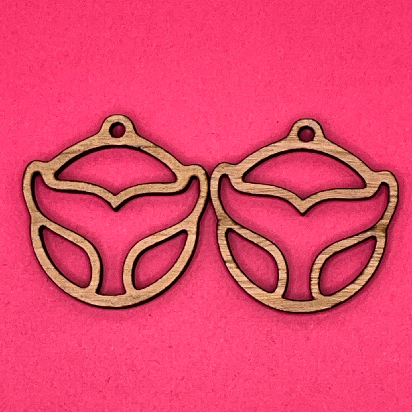 Blank Tail Hoop wooden bezels