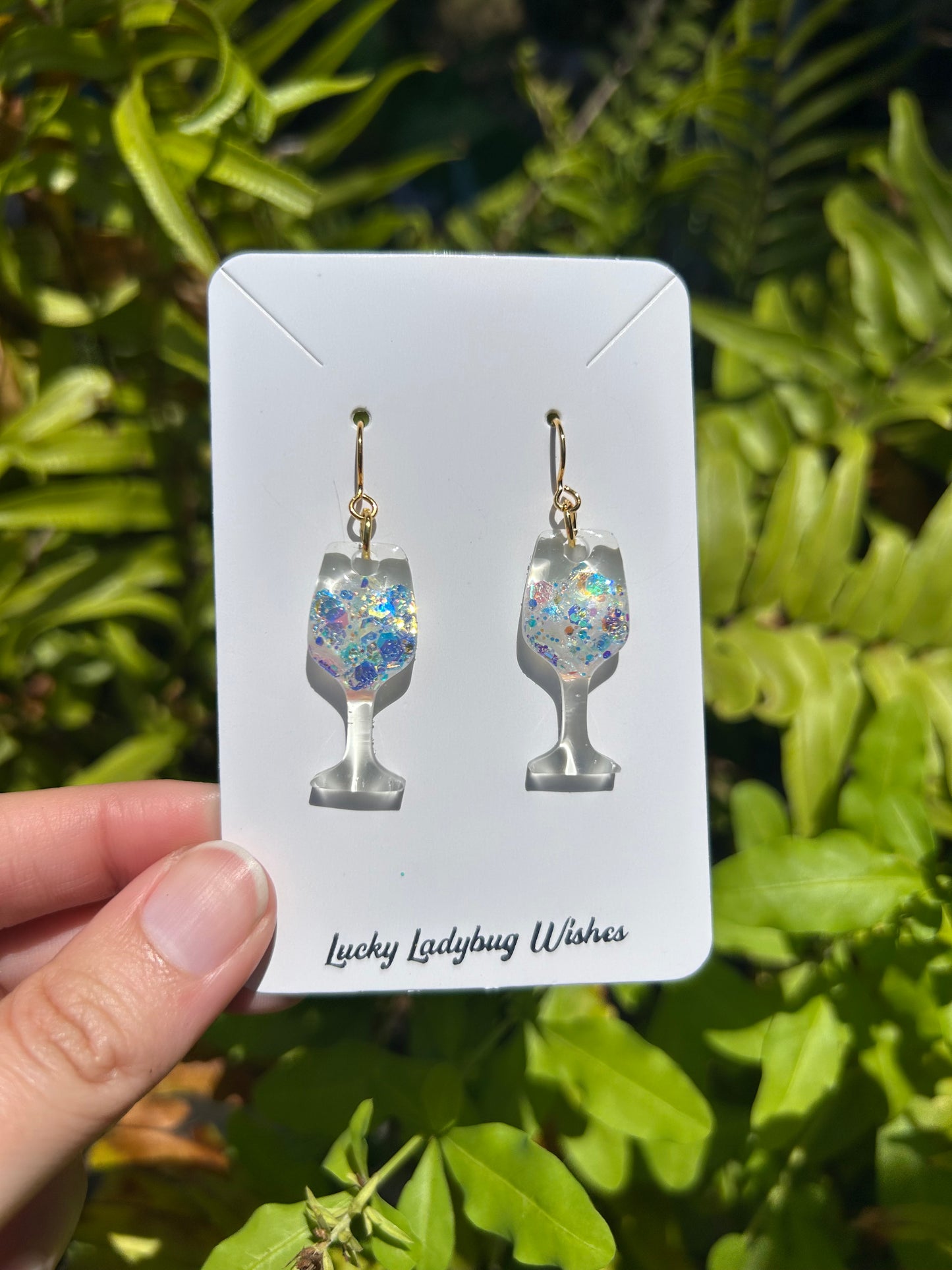 Wine Glass earrings