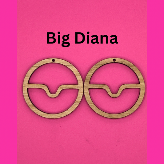 Blank Diana wooden bezel