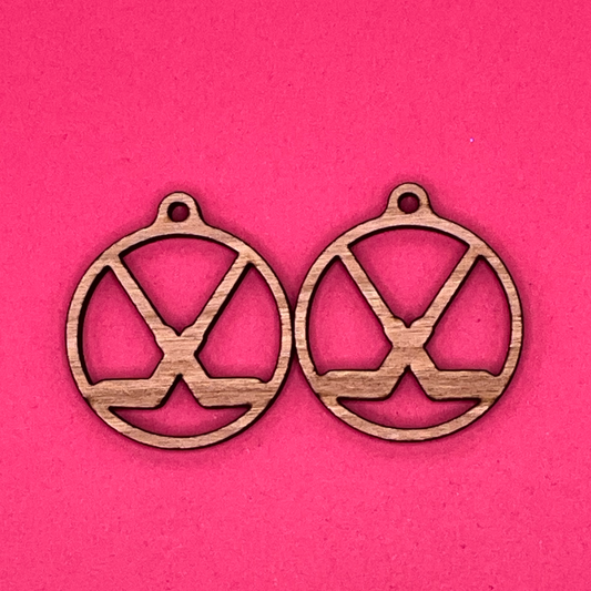 Blank Hockey wooden bezels