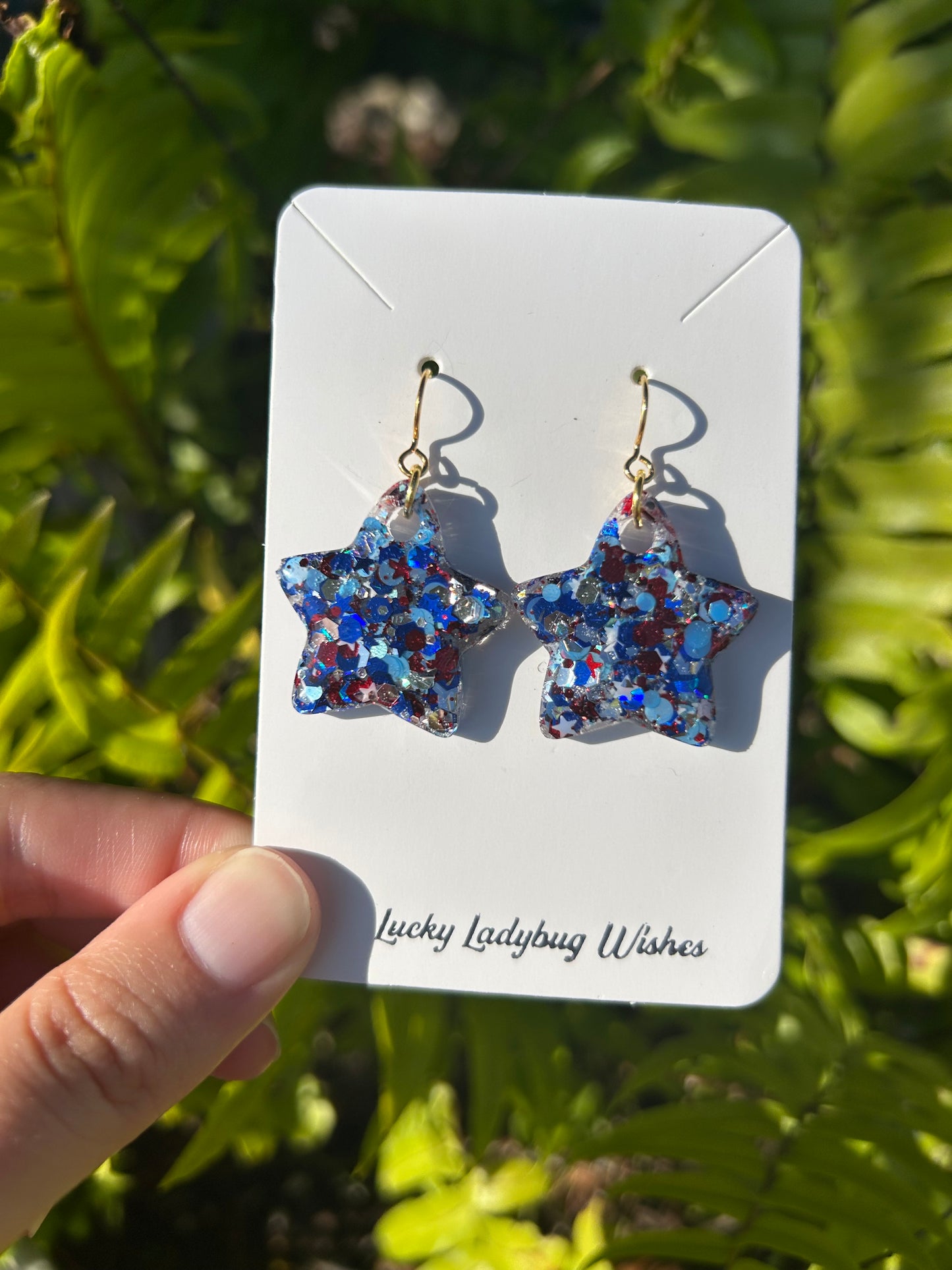 Small Star earrings