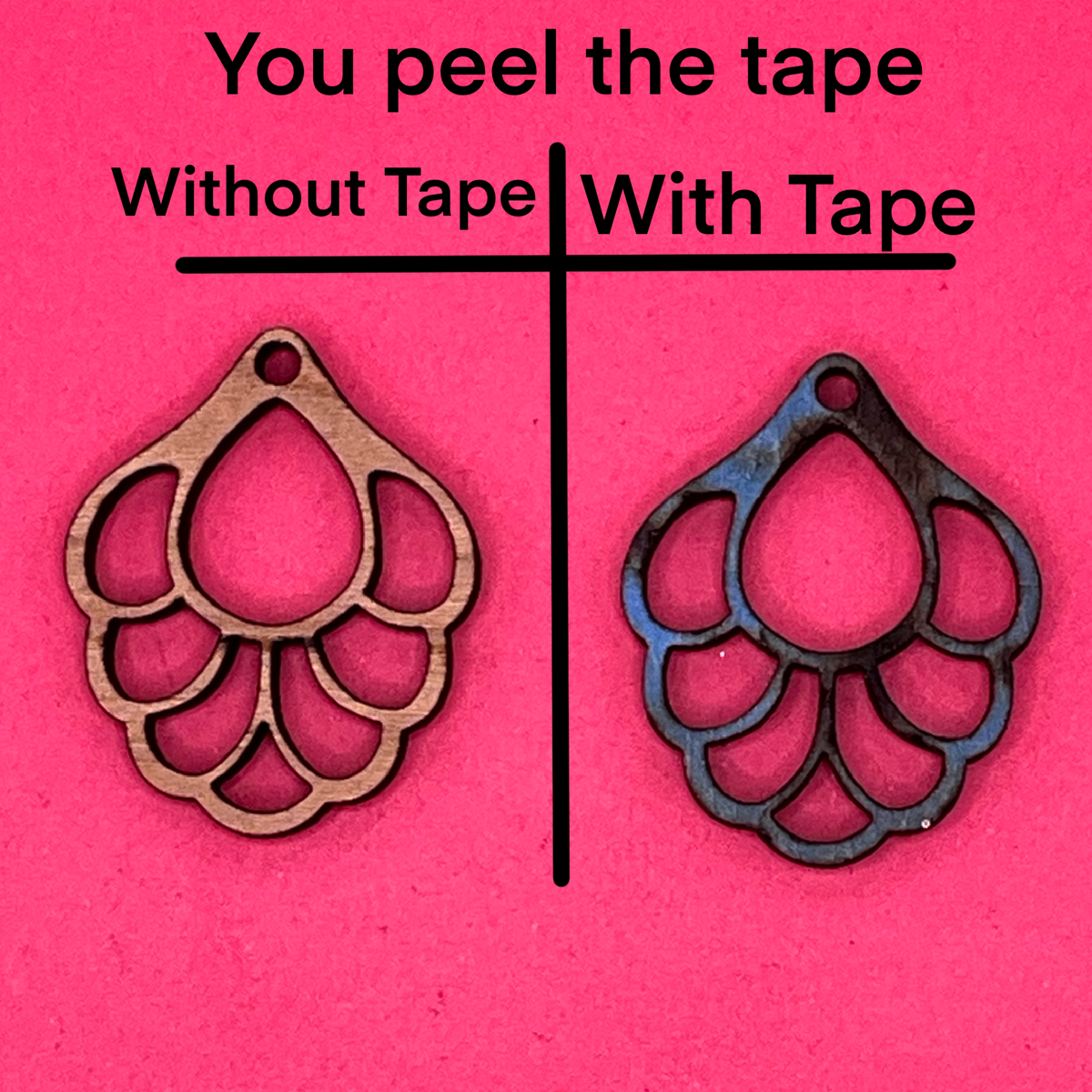 Blank Hannah wooden bezels