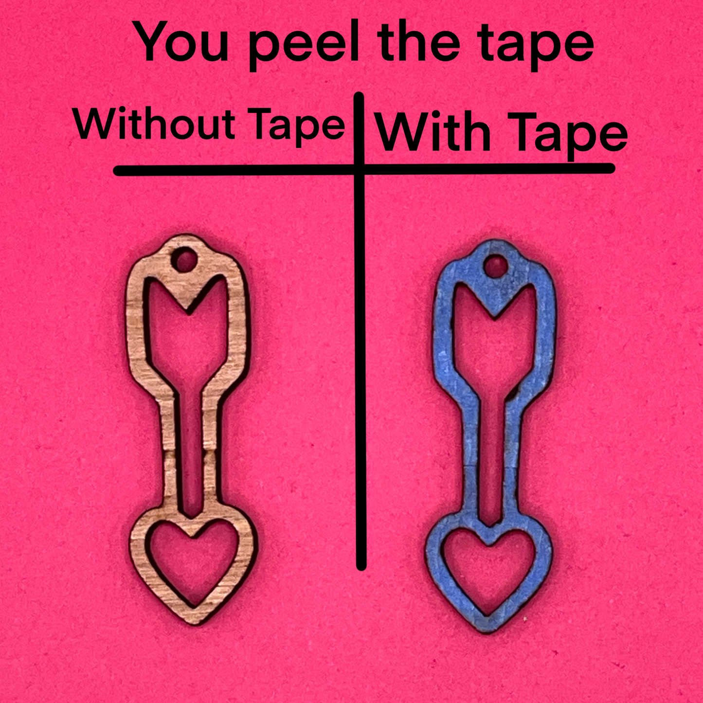 Blank Arrow wooden bezels