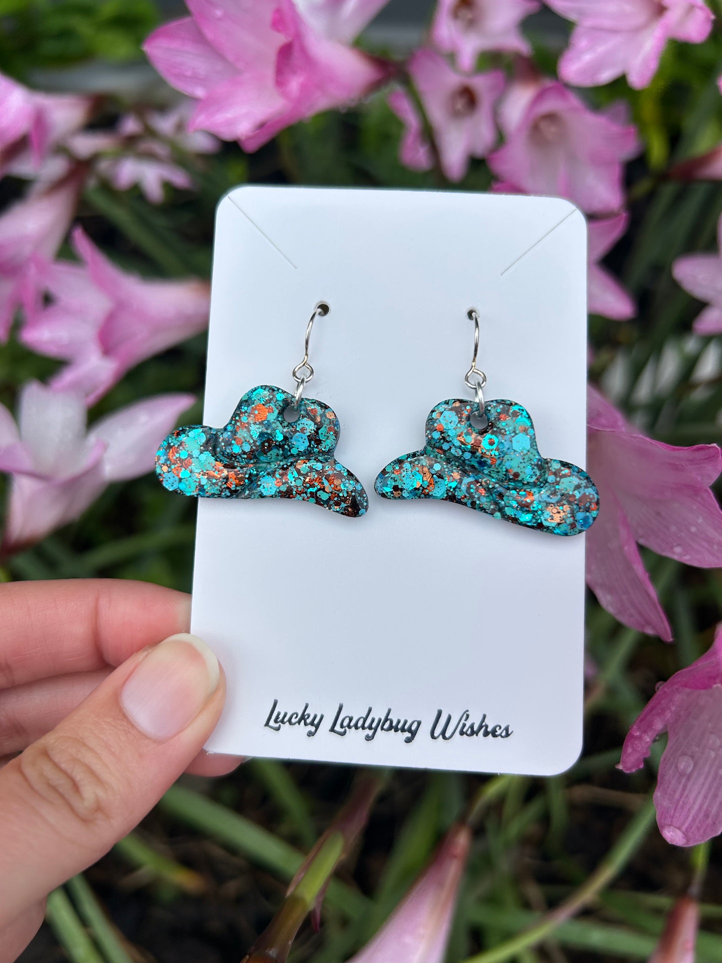Cowgirl Hat earrings