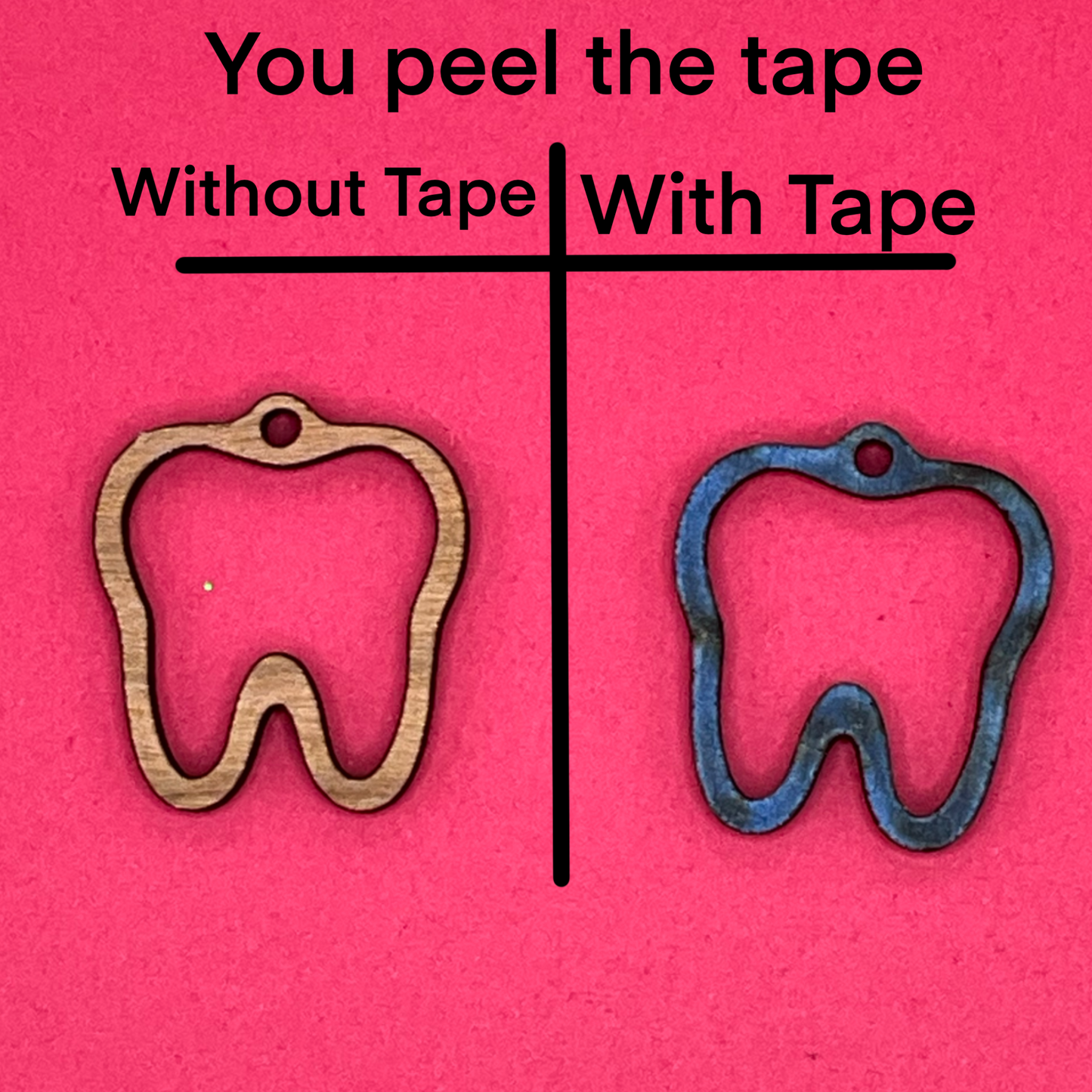 Blank Tooth wooden bezel