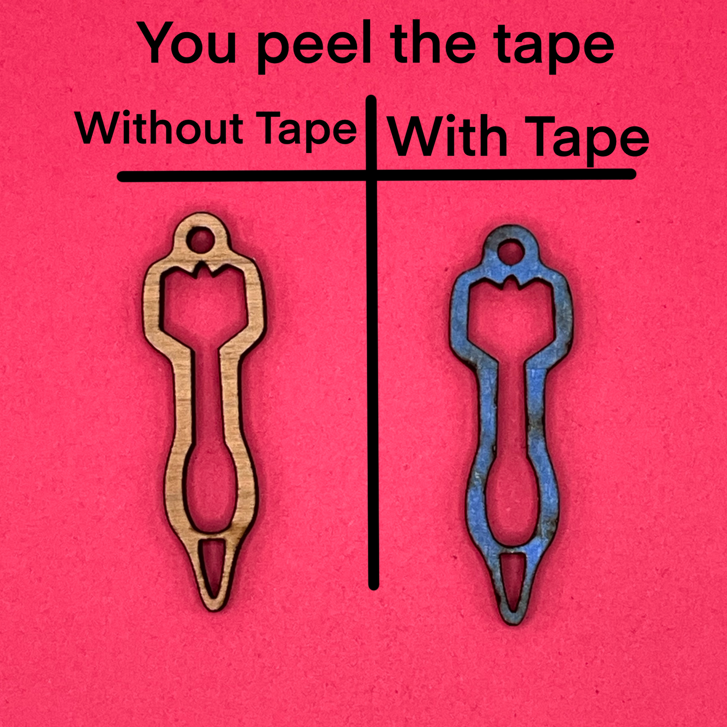 Blank Darts wooden bezel