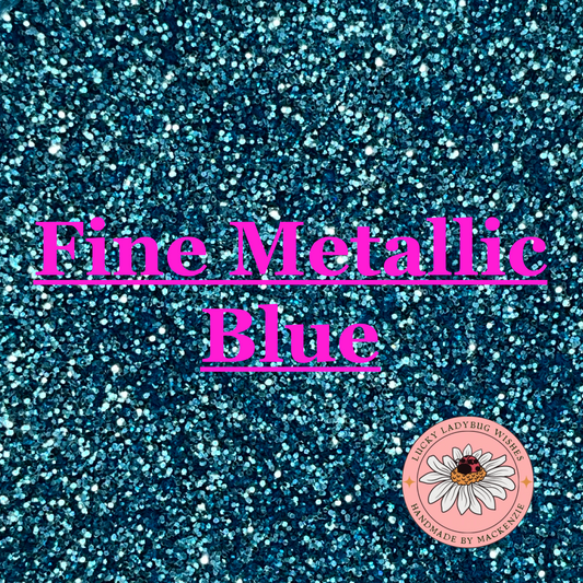 Fine Metallic Blue glitter