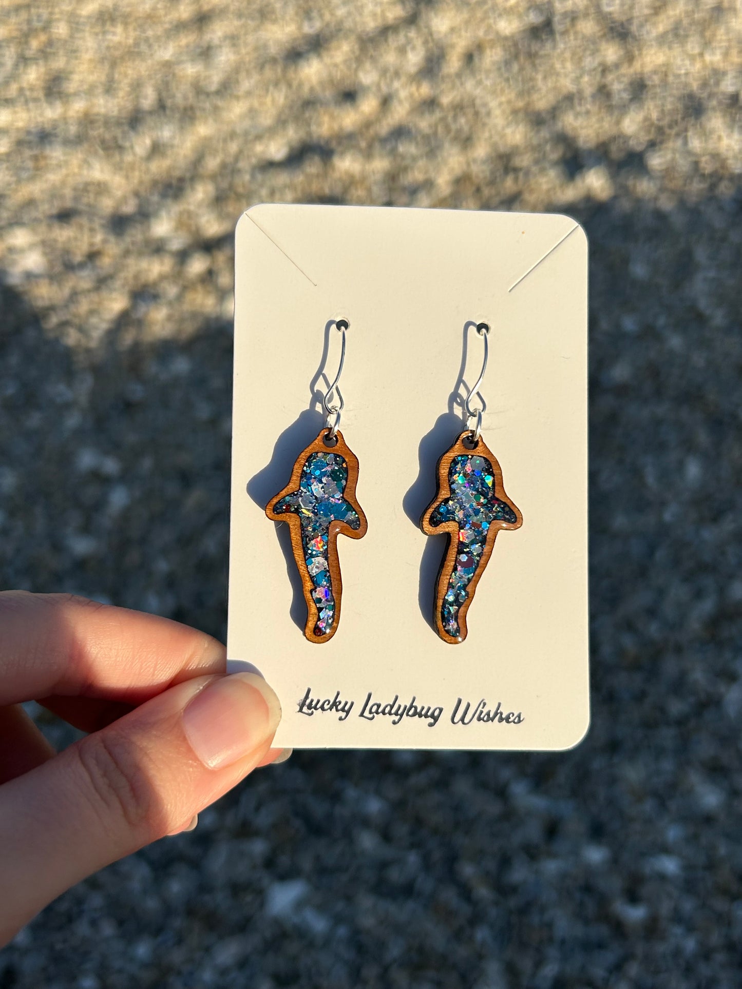Whale Shark earrings