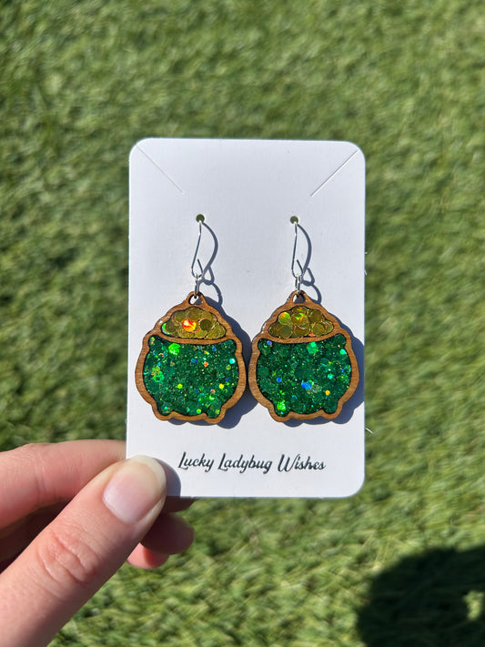 Pot of Gold earrings