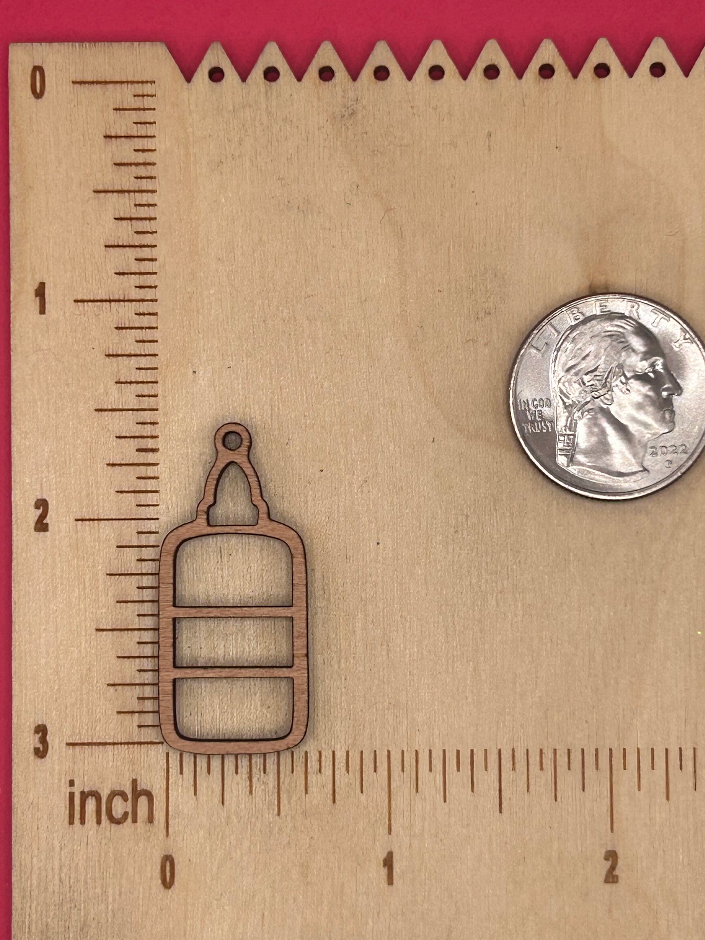 Blank Glue Bottle wooden bezel
