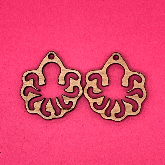 Blank Octopus wooden bezels