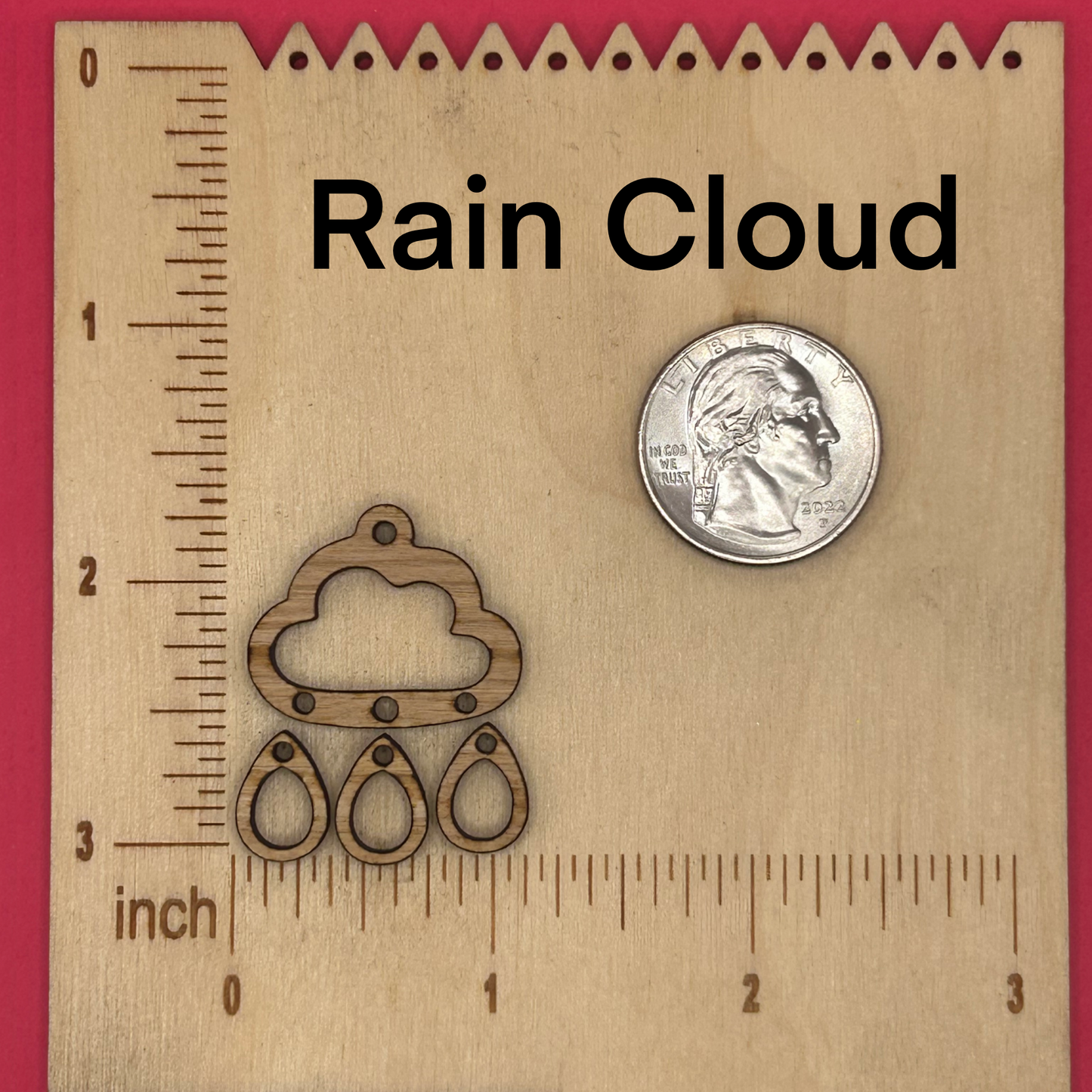 Blank Cloud wooden bezels