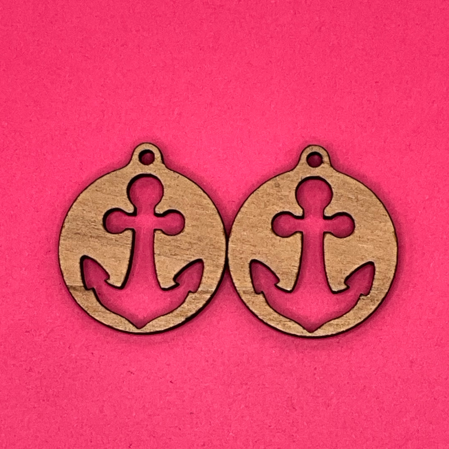 Blank Anchor Hoop wooden bezels