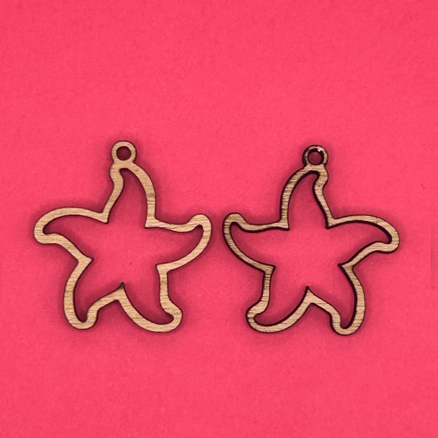 Blank Starfish wooden bezels