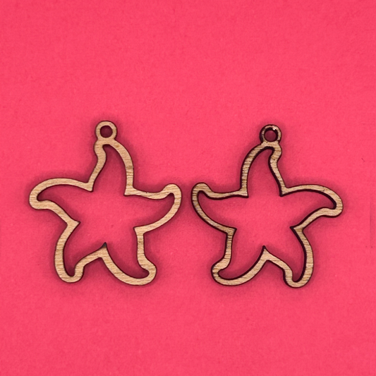 Blank Starfish wooden bezels