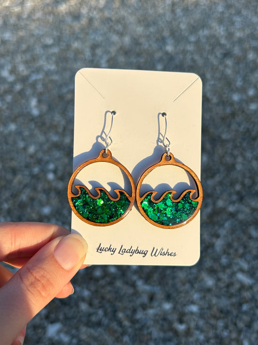 Triple Wave Hoop earrings