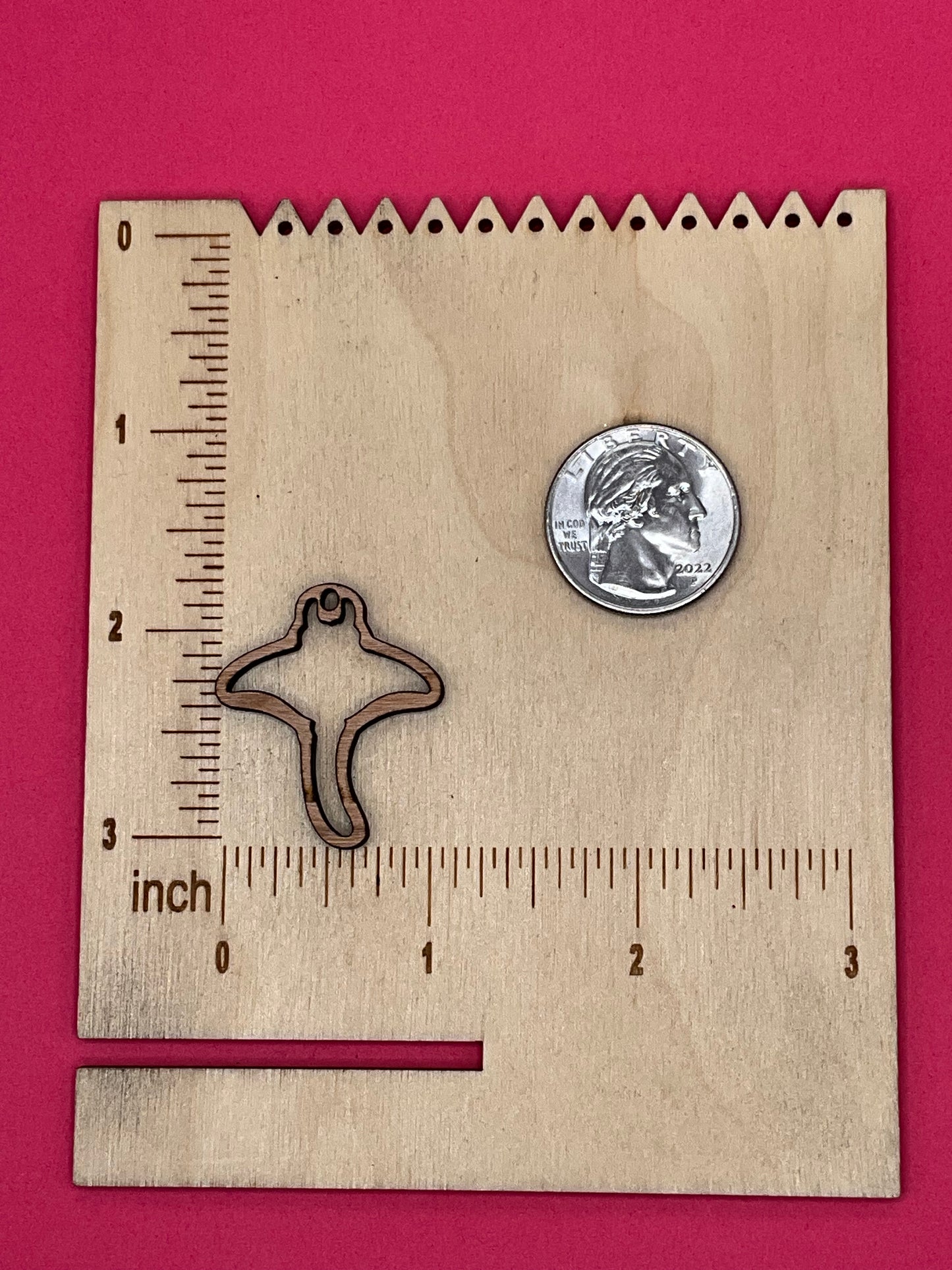 Blank Manta Ray wooden bezels