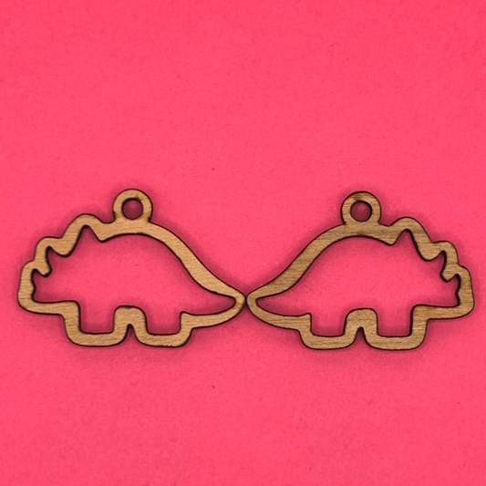 Blank Triceratops wooden bezels