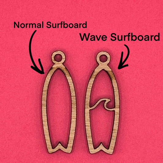 Blank Surfboards wooden bezels