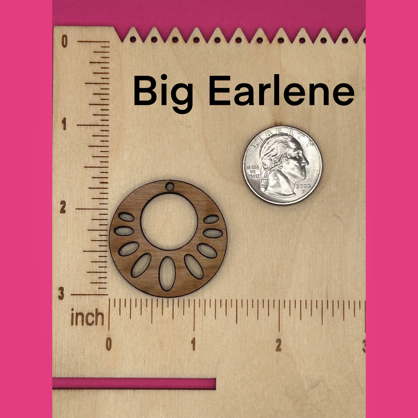 Blank Earlene wooden bezel