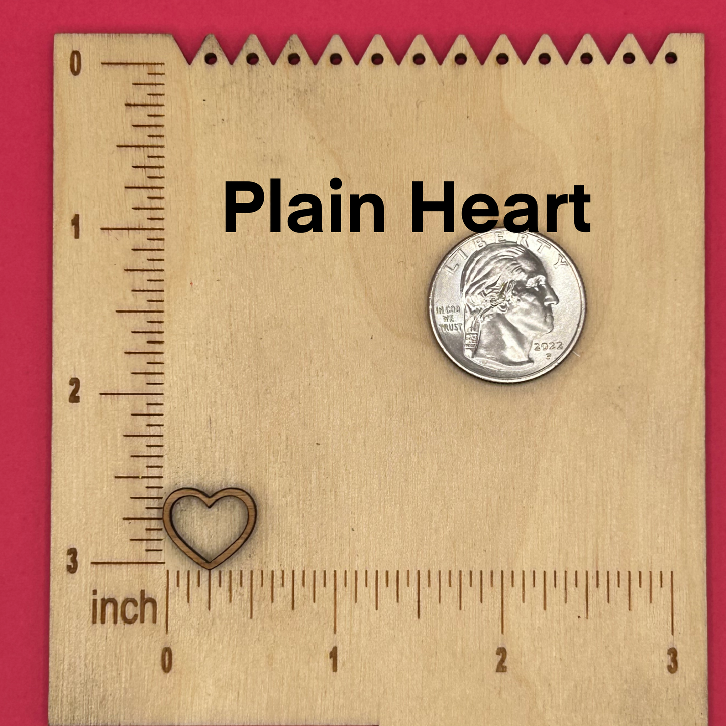 Blank Valentine Studs wooden bezels