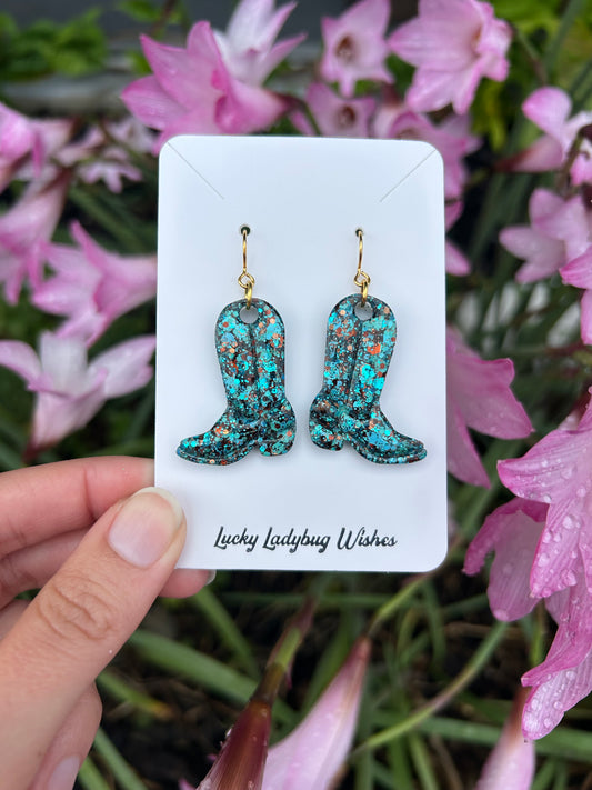Cowgirl Boot earrings
