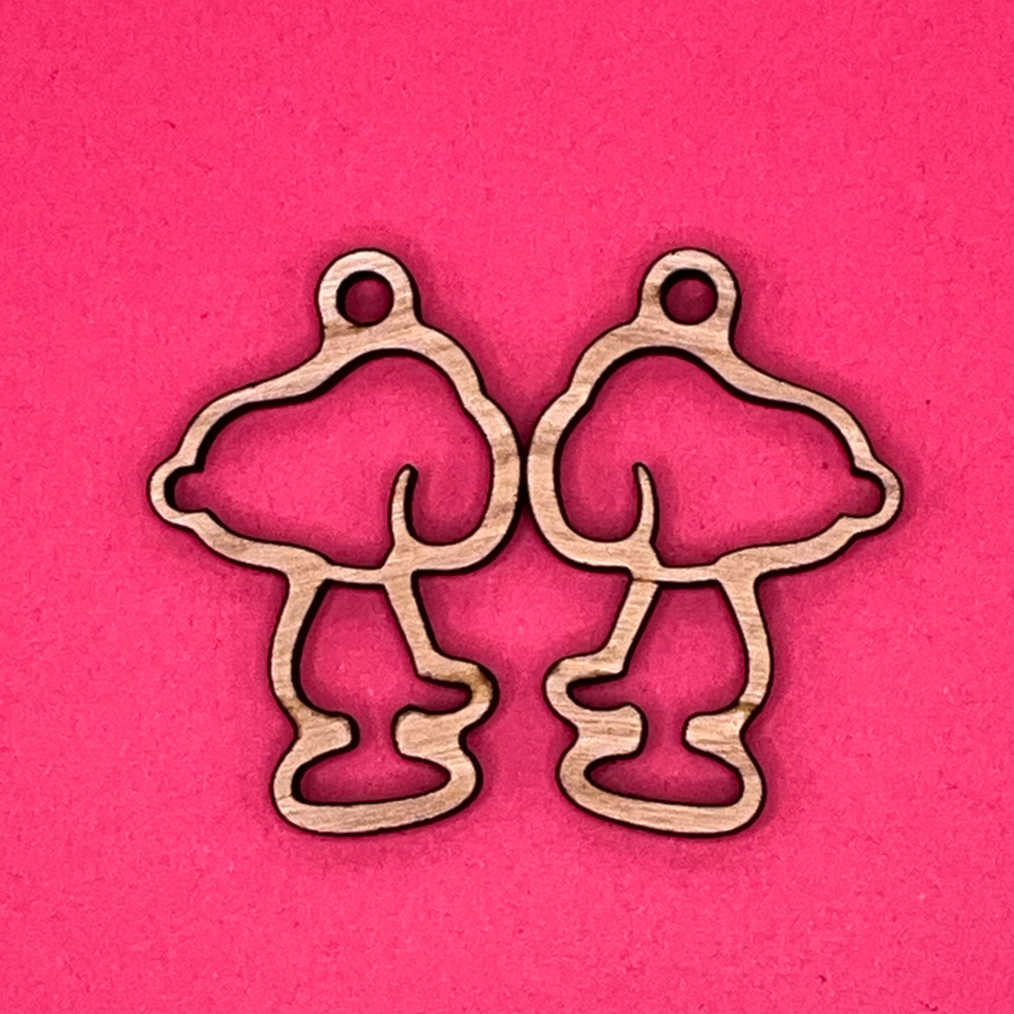 Blank Dog and Bird wooden bezels