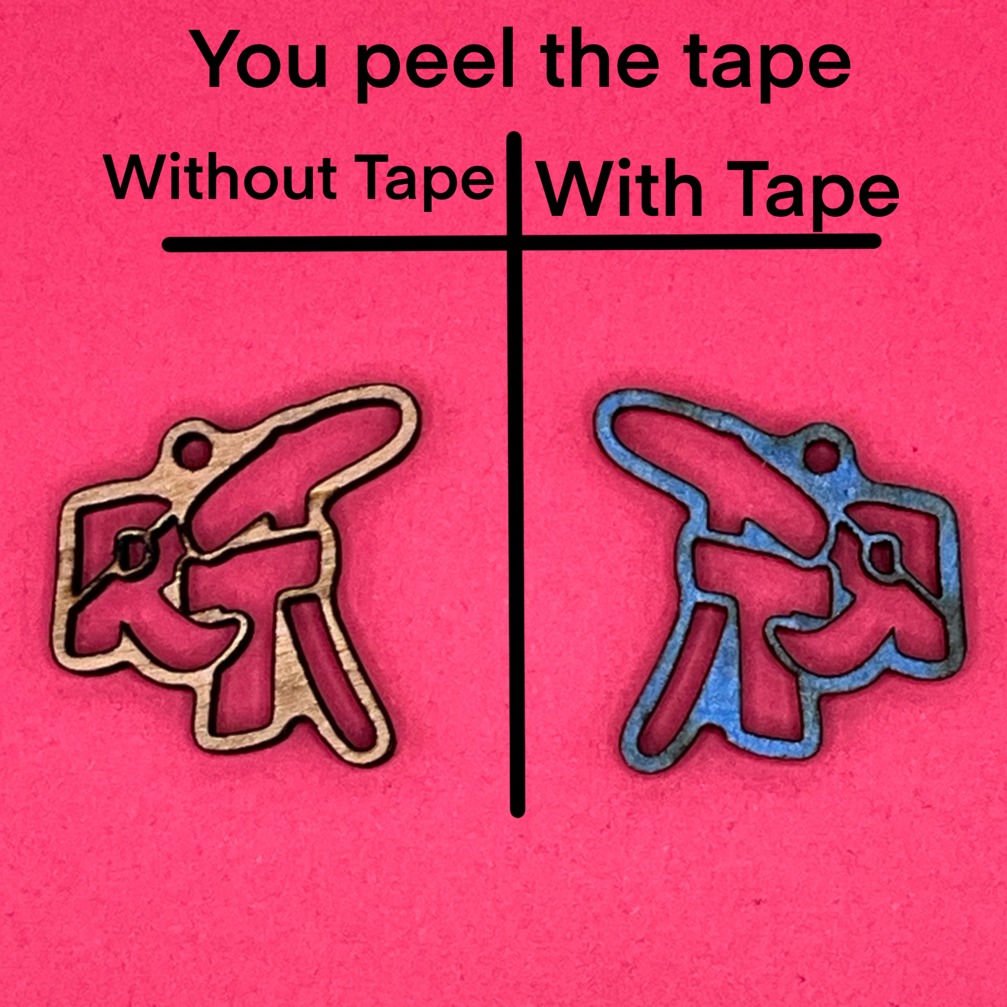 Blank RTT Custom Logo wooden bezel