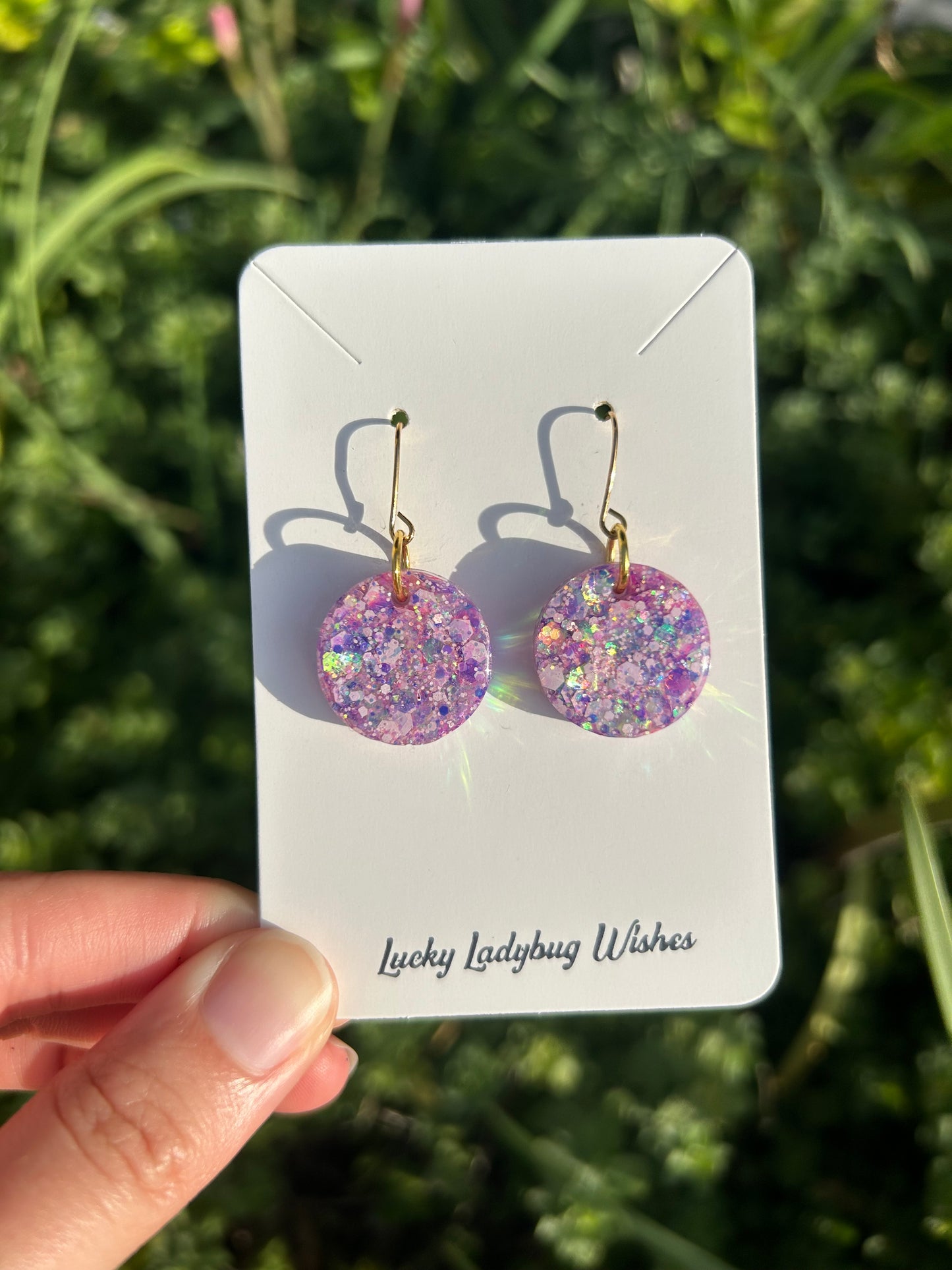 Small Summer Sunset earrings