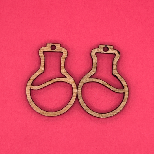 Blank Potion wooden bezels