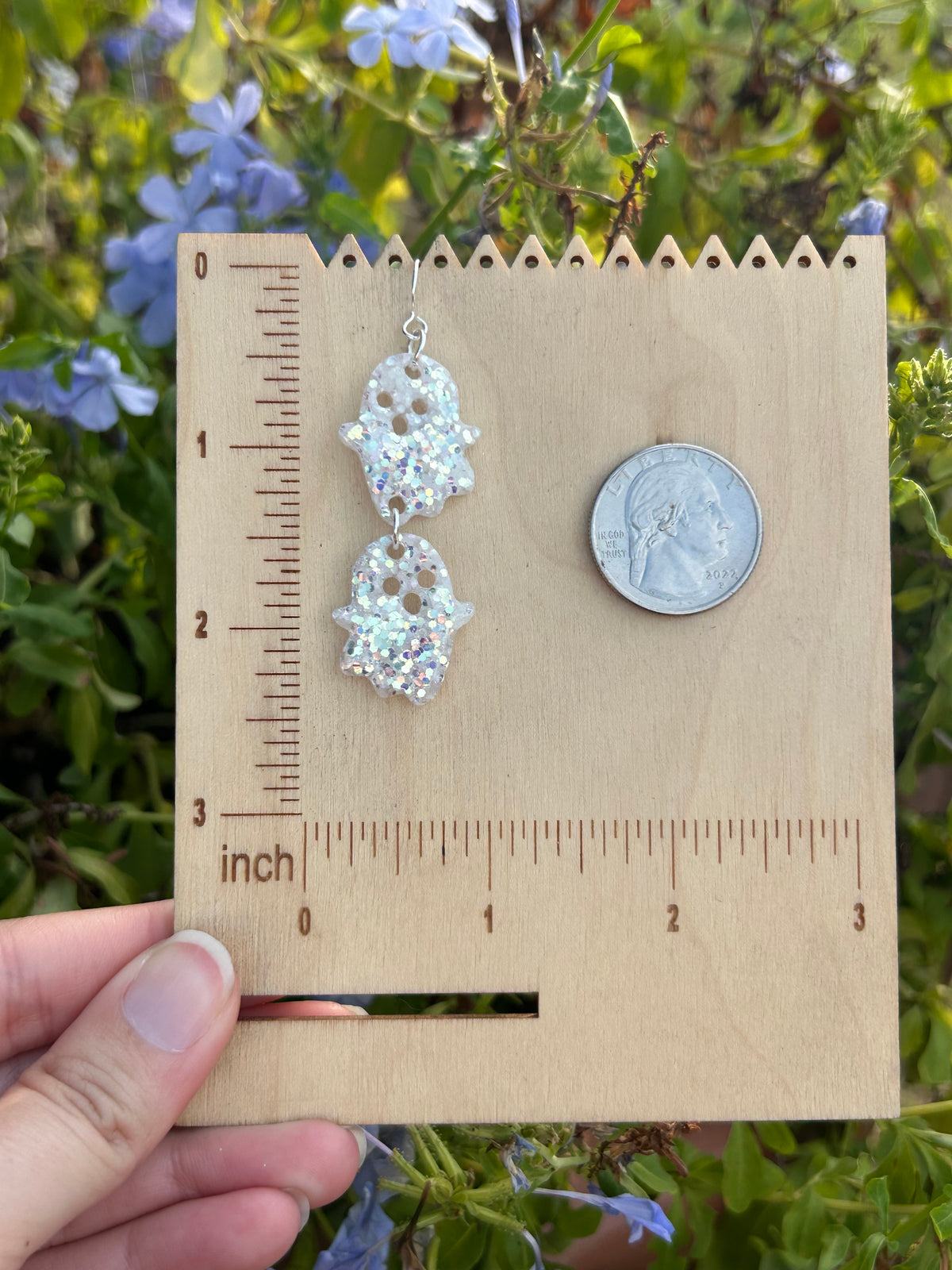 Ghost earrings