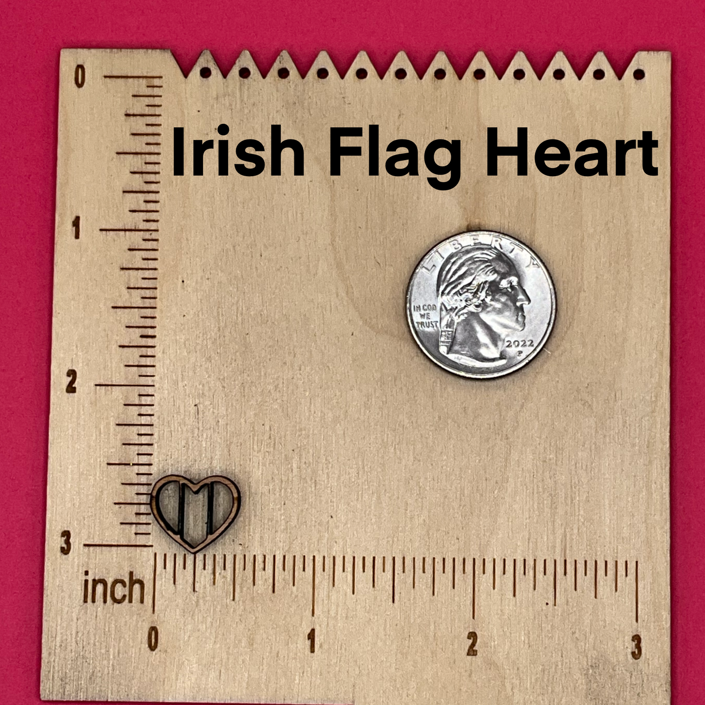 Blank St. Patrick's Day Studs wooden bezels