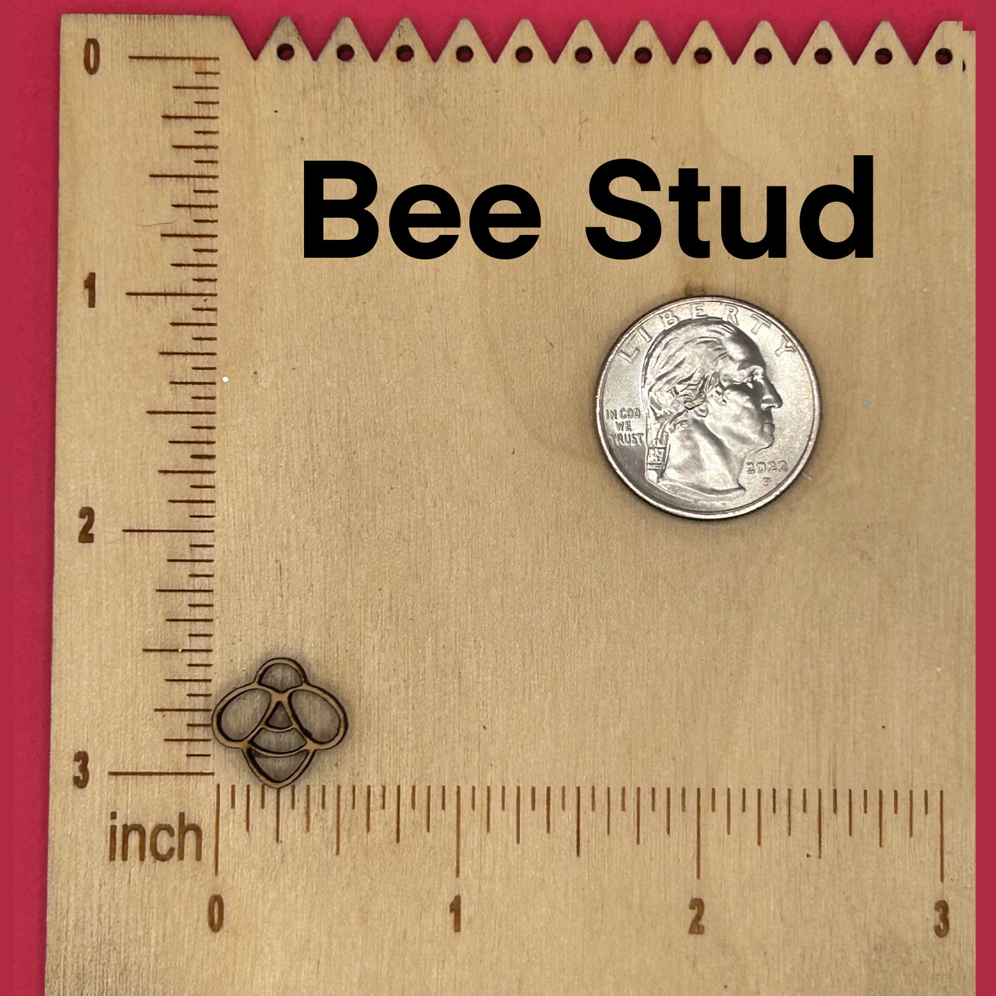 Blank Easter Studs wooden bezels