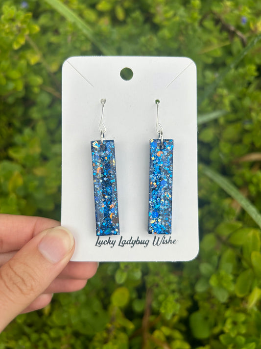 Small river treasure earrings