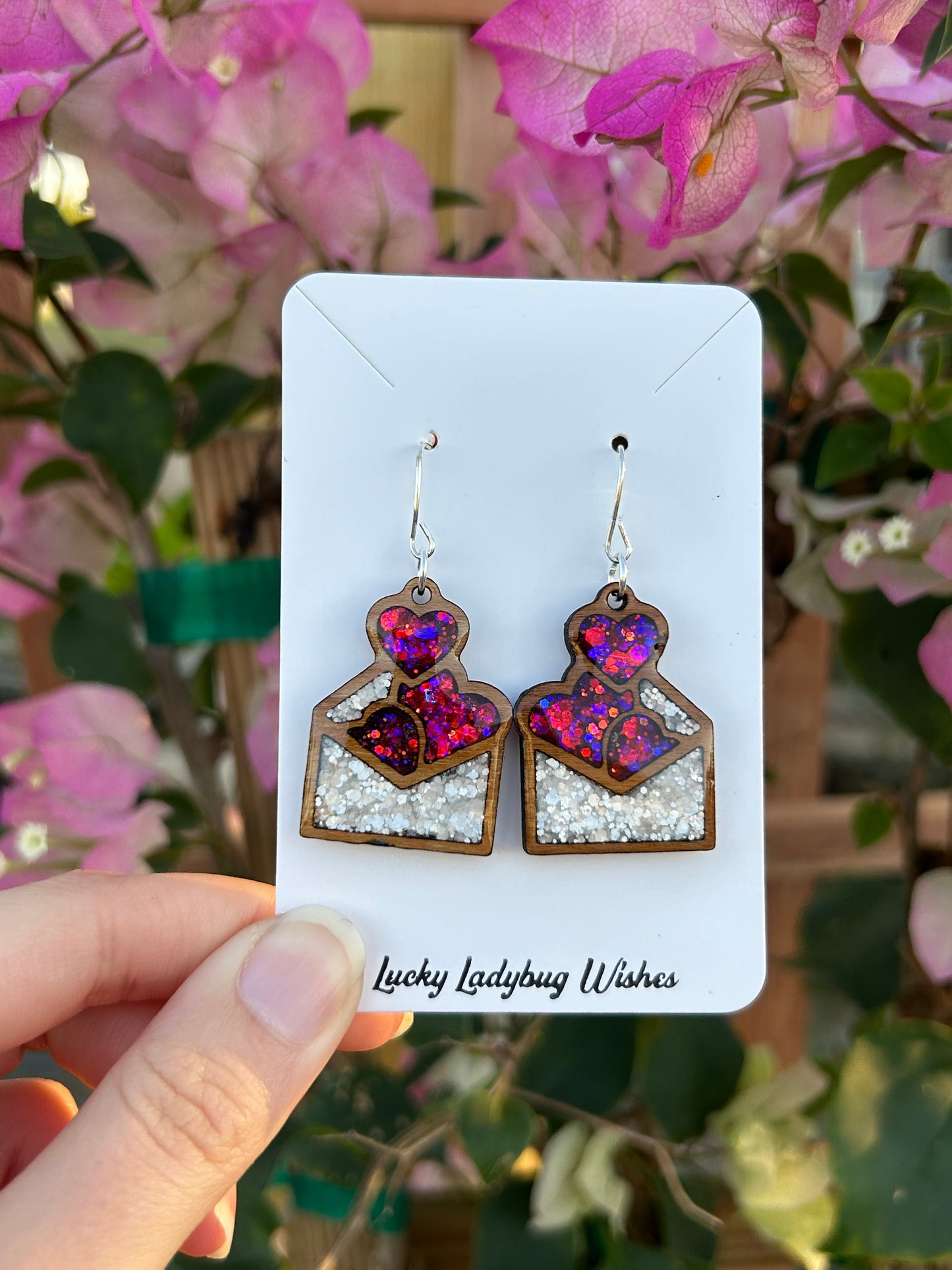 Love letter earrings