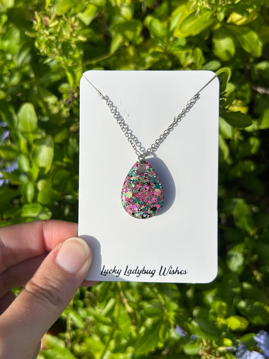 Watermelon Moonshine necklaces