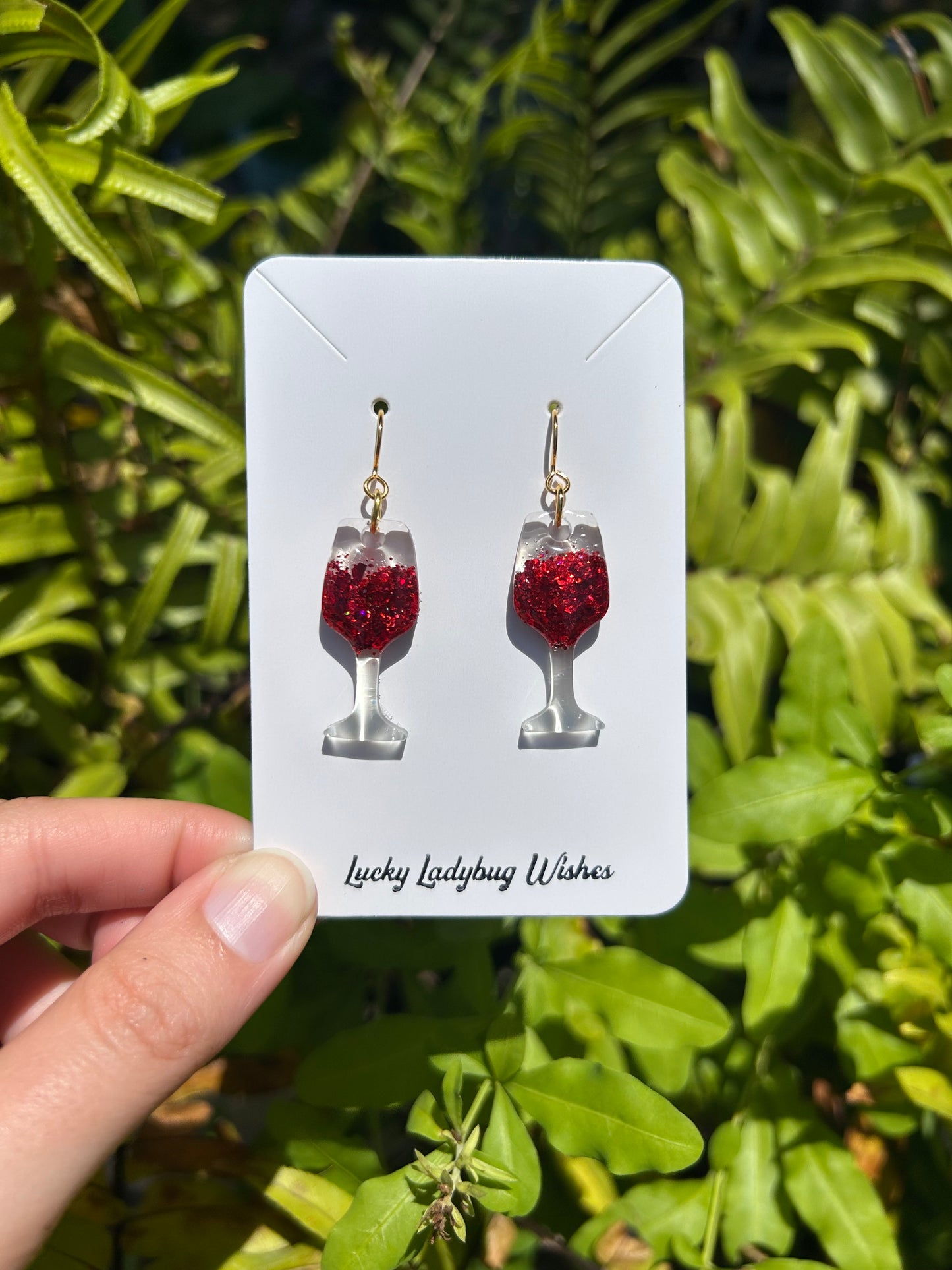 Wine Glass earrings