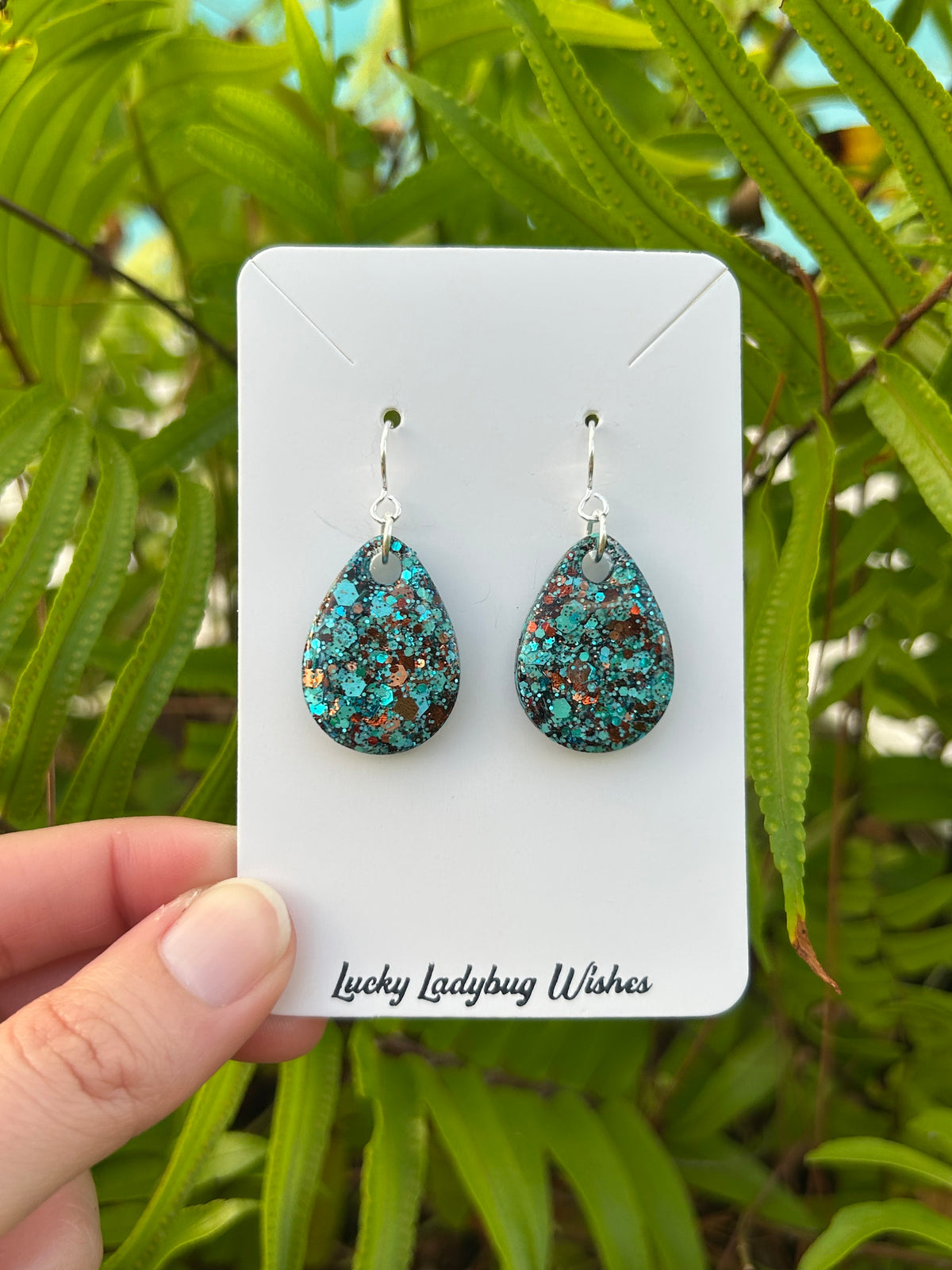 Small Turquoise Cowgirl earrings
