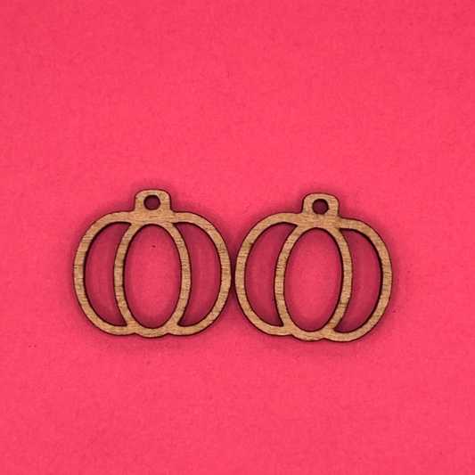 Blank Small Pumpkin wooden bezels