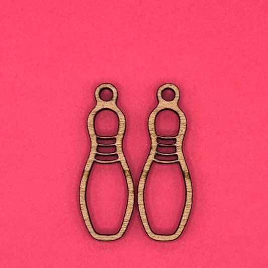 Blank Bowling Pin wooden bezels