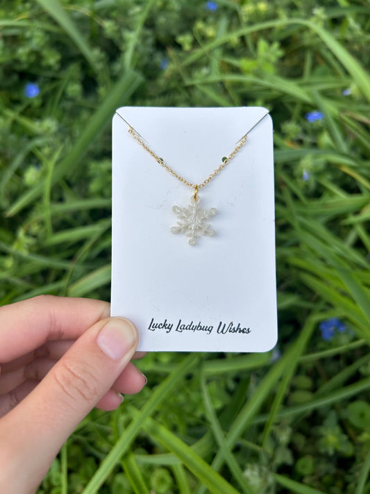 Snowflake necklace