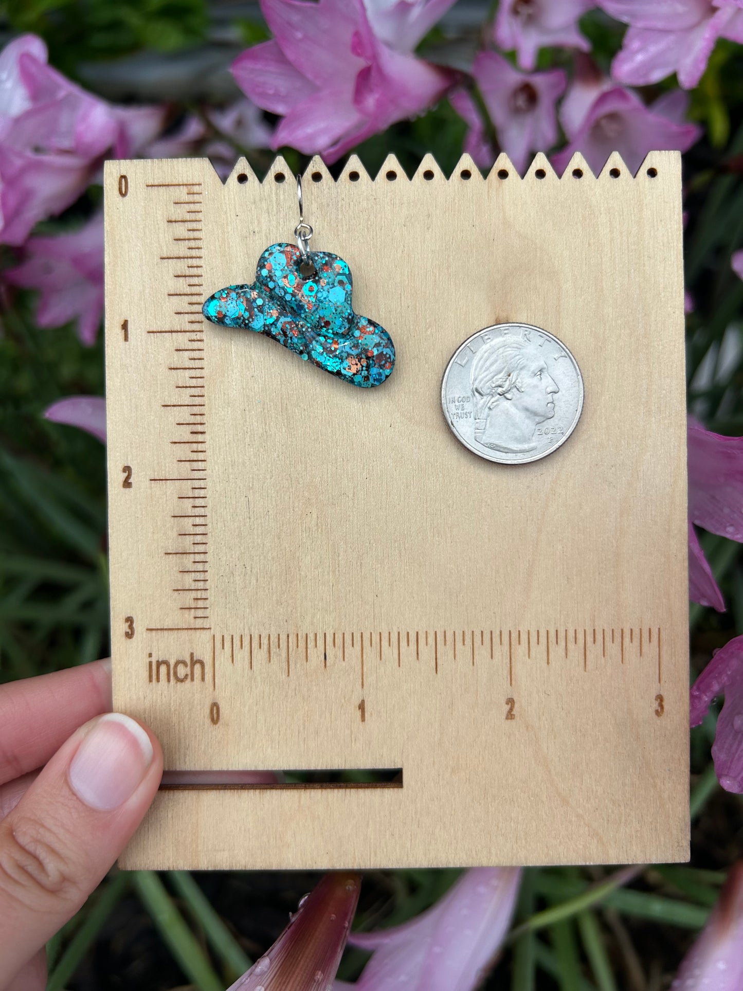Cowgirl Hat earrings