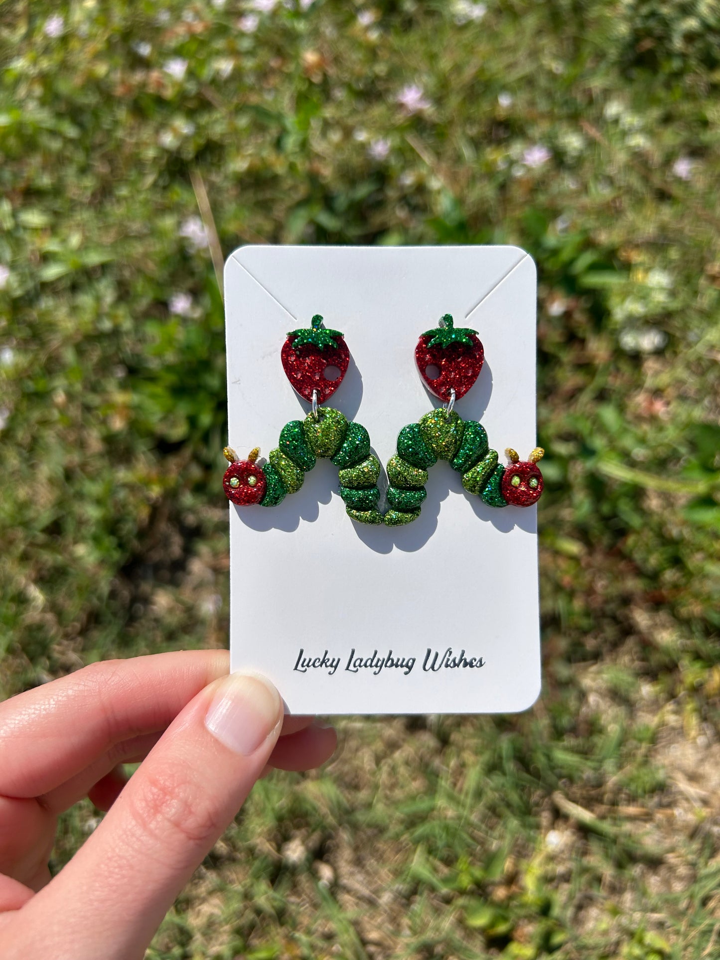 Hungry Caterpillar earrings