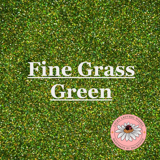 Fine Grass Green holographic glitter
