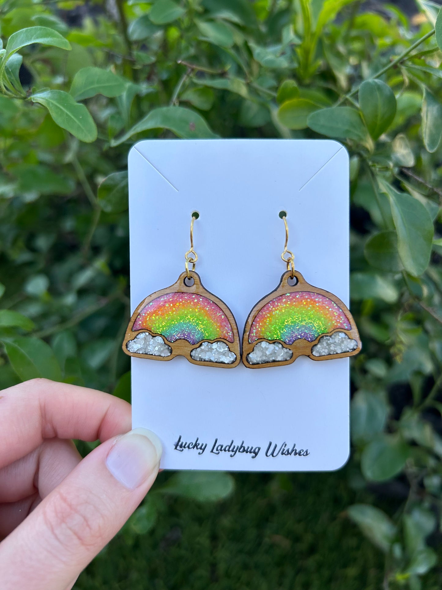 Rainbow earrings